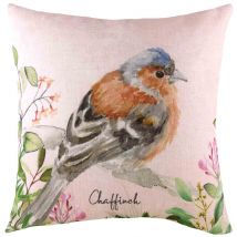 Evans Lichfield Spring Birds Chaffinch Printed Filled Cushion