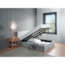 Home Treats Velvet Ottoman Bed Frame Double Bed With Storage
