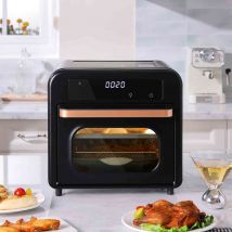 Livingandhome Smart Air Fryer Toaster Oven&#44; Black