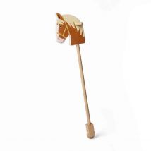 Bigjigs Toys Wooden Hobby Horse With Wooden Wheels