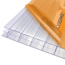 Axiome Clear 16mm Multiwall Polycarbonate Roofing Sheet - 690 x 5000mm