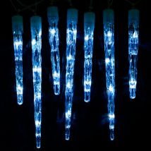 Robert Dyas Mains Operated 24 LED Chaser Icicle Lights - Ice White