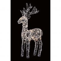 Premier Decorations Ltd Wire Reindeer with 30 LEDs - 45cm