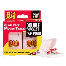 STV The Big Cheese Quick Click Mouse Traps Pack of 2