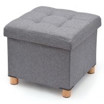 H & L Russell Ottoman - Grey