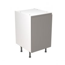 KitchenKIT J-Pull Handleless 50cm Base Cabinet - Gloss Dust Grey