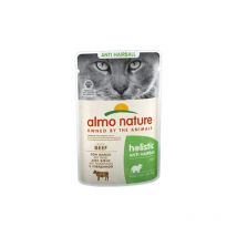 Almo Nature Cat Holistic Anti Hairball con Manzo per Gatti 70gr