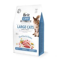 Brit Care Large Cats Anatra Fresca e Pollo Adult Grain Free per Gatti