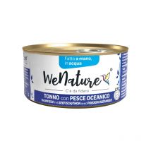 WeNature Tonno con Pesce Oceanico in Acqua Umido per Gatti