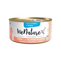 WeNature Tonno con Salmone Selvatico in Acqua Umido per Gatti