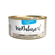 WeNature Tonno con Calamari in Acqua Umido per Gatti