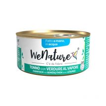 WeNature Tonno con Verdure al Vapore in Acqua Umido per Gatti