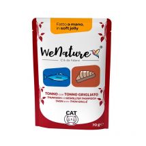 WeNature Tonno con Tonno Grigliato Soft Jelly in Busta per Gatti