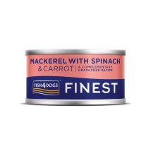 Fish4Dogs Finest Sgombro con Carote e Spinaci