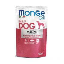 Monge Bocconcini Grill con Manzo per Cani