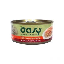 Oasy Natural Adult Pollo e Prosciutto Umido per Gatti