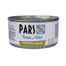 Pars Monoproteico Filettini al Naturale Tonno con Olive per Cani e Gatti 85gr