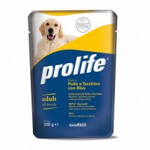 Prolife Busta al Pollo e Tacchino per Cani 300gr