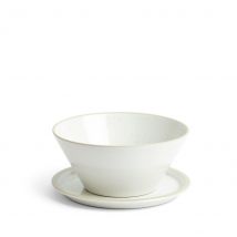 Royal Doulton Urban Dining Bowl & Plate, Lid White, 4 Piece Set