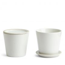 Royal Doulton Urban Dining Thermal Mug & Coaster, Lid White, 4 Piece Set