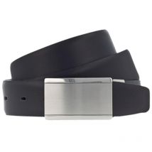 Vanzetti - Ceinture Vanzetti En Cuir Noir - Noir