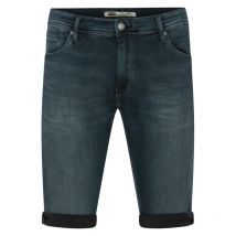 Teddy Smith - Bermuda à Revers Teddy Smith En Coton Stretch Bleu Nuit - Nuit