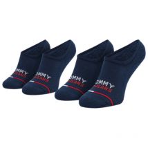 Tommy Hilfiger Underwear - Paires De Chaussettes Tommy Hilfiger En Coton Mélangé Bleu Marine, Lot De 2 - Marine