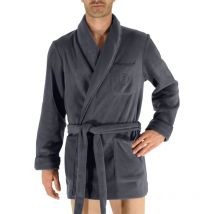 Christian Cane - Peignoir Christian Cane 3 Poches Avec Logo Brodé Gris Anthracite - Anthracite
