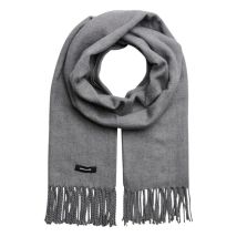 Jack & Jones Premium - écharpe Jack & Jones Premium Solid Woven Scarf Grise - Grise