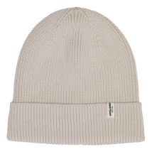 Jack & Jones Premium - Bonnet à Revers Premium Brink Beanie Ln Coton écru - écru