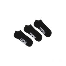 Diesel Underwear - Lot De 3 Paires De Chaussettes Diesel Courtes Noires - Noir