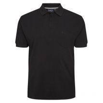 North 56°4 - Polo En Maille Piquée North 56°4 Coton Avec Manches Courtes Et Col Boutonné Noir - Noir