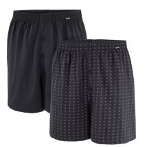 Adamo - Lot De 2 Caleçons Adamo Coton Noir - Noir