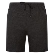 Adamo - Short De Pyjama Adamo Luis En Coton Rayé Noir Coupe Droite -