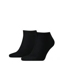 Tommy Hilfiger Underwear - Lot De 2 Paires De Chaussettes Basses Tommy Hilfiger En Coton Mélangé Noir - Noir