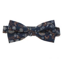 Jack & Jones Premium - Noeud-papillon Premium Bleu Marine Fleuri - Marine