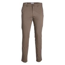 Jack & Jones Premium - Pantalon Coupe Chino Jack & Jones Premium En Coton Marron - Marron