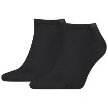 Calvin Klein Jeans Accessoires - Lot De 2 Paires De Socquettes Calvin Klein En Coton Mélangé Noir - Noir