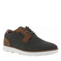 Bullboxer - Baskets Basses Bullboxer En Textile Kaki à Semelle Sneaker Blanche - Graphite