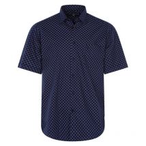 Bo - Chemise Avec Manches Courtes Et Col Français Bande Originale Coton Marine - Marine