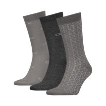 Calvin Klein Jeans Accessoires - Lot De 3 Paires De Chaussettes Calvin Klein Grise - Grise