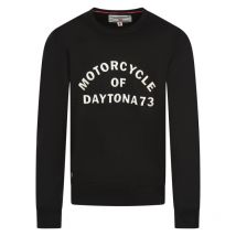 Daytona 73 - Sweat Col Rond Daytona En Coton Noir - Noir