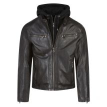 Daytona 73 - Blouson à Capuche Daytona En Cuir Marron - Marron