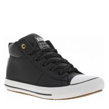 Bk - Baskets Bk Noires à Lacets Plats Avec Contrefort Renforcé Et Semelle à Reliefs - Noires