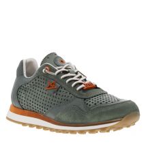 Cetti - Baskets Basses à Semelle Running Et Lacets élastiqués Cetti En Cuir Kaki - Kaki