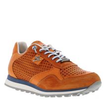 Cetti - Baskets Basses à Semelle Running Et Lacets élastiqués Cetti En Cuir Orange - Oranges