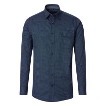 Casa Moda - Chemise Casa Moda Grande Taille Coton Avec Manches Longues Et Col Français Marine - Marine