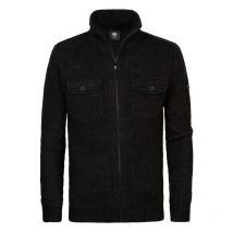 Petrol Industries - Gilet Petrol Industries Avec Manches Longues Et Col Montant Noir - Noir