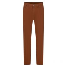 Cardin Sportswear - Chino Coupe Regular Fit Cardin Sportswear En Coton Rouge Brique Taille Mi-haute - Brique