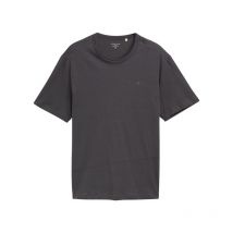 Tom Tailor + - T-shirt Tom Tailor + Coton Avec Manches Courtes Et Col Rond Anthracite - Anthracite